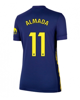 Billige Fotballdrakt Atletico Madrid Thiago Almada #11 Replika Bortedrakt Dame 2025-26 Kortermet Billige Fotballdrakt Atletico Madrid Thiago Almada #11 Replika Bortedrakt Dame 2025-26 Kortermet